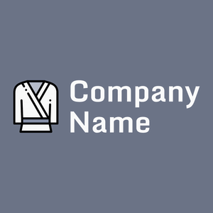 Karate logo on a Slate Grey background - Domaine sportif