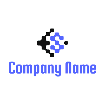 Logotipo de conexiones abstractas - Tecnología Logotipo