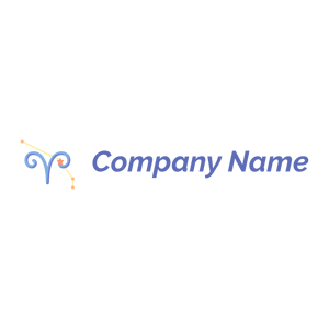 Rounded Sign Aries on a White background - Abstrato