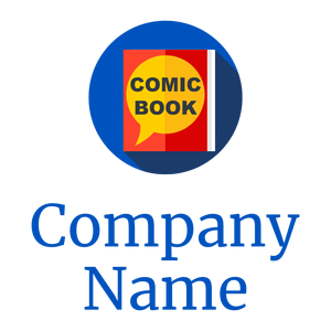 Navy Blue Comic book on a White background - Arte & Intrattenimento