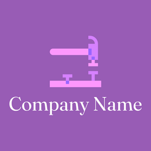 Nailing logo on a Deep Lilac background - Construction & Outils