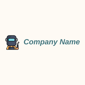Welder logo on a Floral White background - Construcción & Herramientas