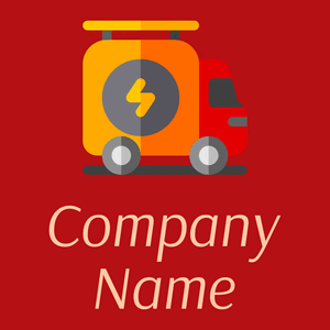 Electrician service on a Venetian Red background - Negócios & Consultoria