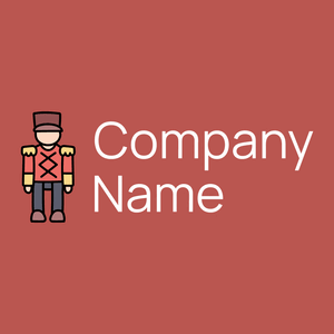 Nutcracker logo on a Chestnut background - Abstracto