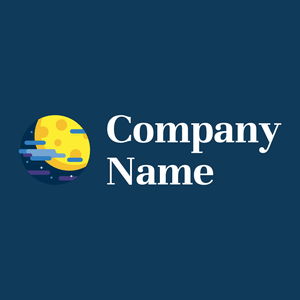 Full moon logo on a Cyprus background - Abstracto