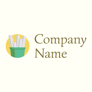 Chalks logo on a beige background - Educación