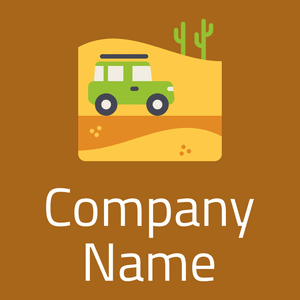 Safari logo on a Golden Brown background - Automobile & Véhicule