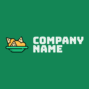 Nachos logo on a Deep Sea background - Alimentos & Bebidas