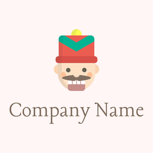 Nutcracker logo on a Snow background - Abstrakt