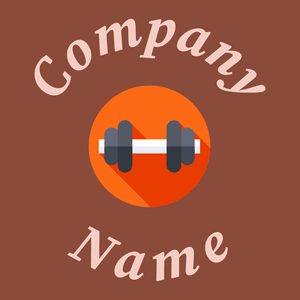 Barbell logo on a Paarl background - Sport