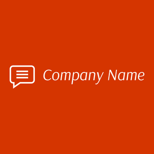 Comment logo on a Tenne (Tawny) background - Comunicaciones