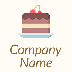 Chocolate cake on a Floral White background - Comida & Bebida