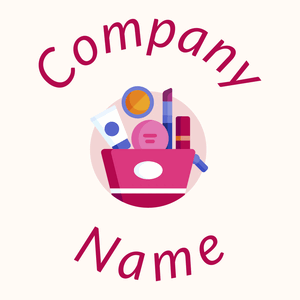 Makeup pouch logo on a Seashell background - Mode & Beauté