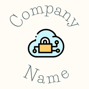 Cloud computing on a Floral White background - Tecnologia