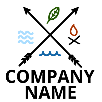 Logotipo de 4 elementos - Medio ambiente & Ecología Logotipo