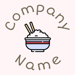 Rice bowl on a Snow background - Comida & Bebida