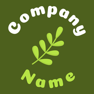 Branch on a Verdun Green background - Ecologia & Ambiente