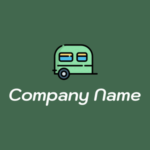 Motorhome logo on a Stromboli background - Auto & Voertuig