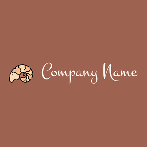 Fossil logo on a Dark Tan background - Medio ambiente & Ecología