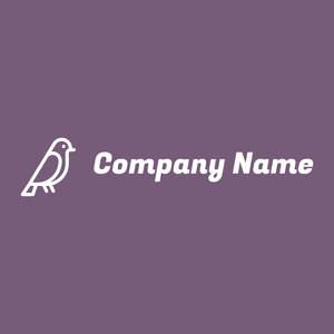 Sparrow logo on a Rum background - Animales & Animales de compañía