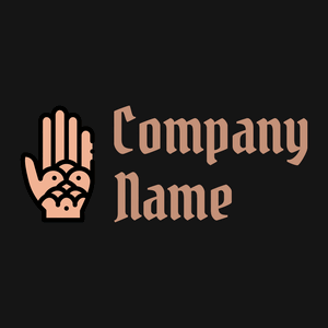 Mehndi logo on a Nero background - Religione