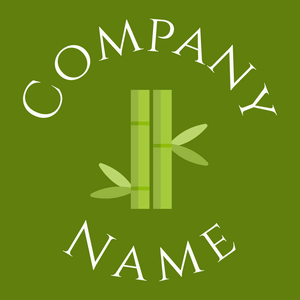 Bamboo logo on a Christi background - Milieu & Ecologie