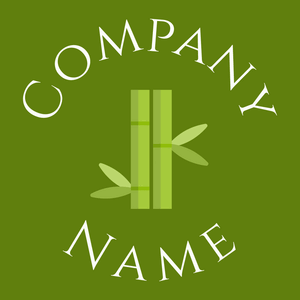 Bamboo logo on a Christi background - Meio ambiente