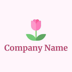 Tulip logo on a Lavender Blush background - Meio ambiente