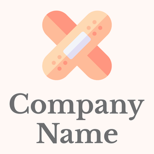 Bandage logo on a Seashell background - Medicina & Farmacia