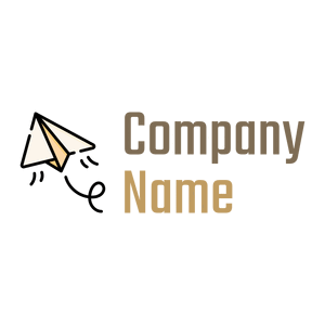 Paper plane on a White background - Indústrias