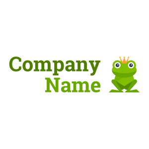 Frog logo on a White background - Animales & Animales de compañía