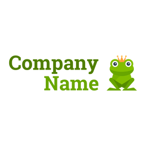 Frog logo on a White background - Dieren/huisdieren