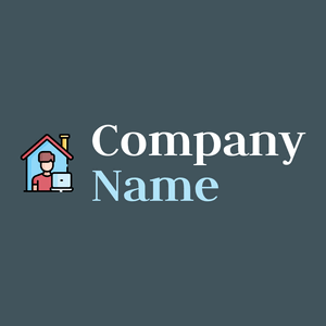 Work from home logo on a green background - Empresa & Consultantes