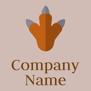 Footprint logo on a Cold Turkey background - Dieren/huisdieren