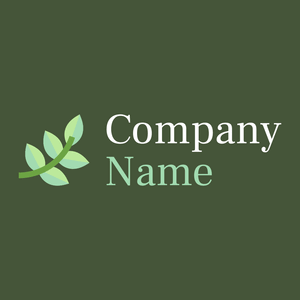 Olive logo on a Mallard background - Landbouw