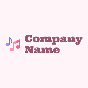 Brilliant Rose Musical note on a Lavender Blush background - Arte & Intrattenimento