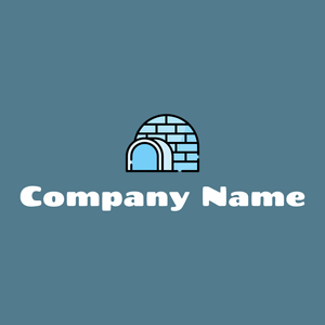 Igloo logo on a Wedgewood background - Jogos & Recreação
