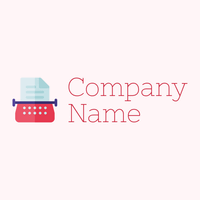Copywriting logo on a Lavender Blush background - Entreprise & Consultant