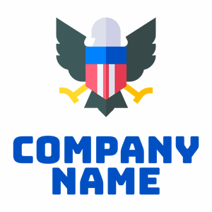 Eagle shield on a White background - Politica