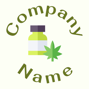 Cbd on a Ivory background - Abstrakt