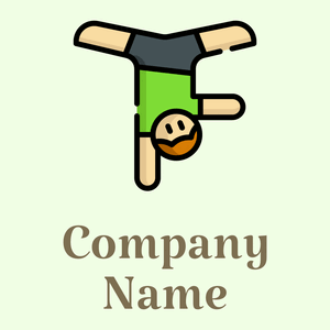 Gymnastics on a Honeydew background - Esportes