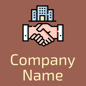 Deal logo on a Dark Tan background - Immobilien & Hypotheken