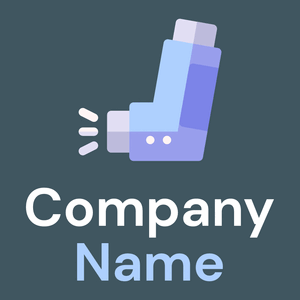 Inhaler logo on a San Juan background - Medizin & Pharmazeutik