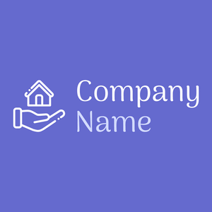 Mortgage logo on a Slate Blue background - Imóveis & Hipoteca