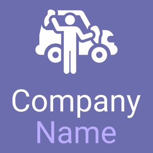Car wash logo on a purple background - Automobiles & Vehículos