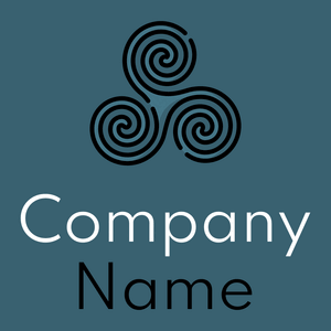 Spiral logo on a Ming background - Religion et spiritualité