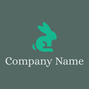 Rabbit logo on a William background - Tiere & Haustiere