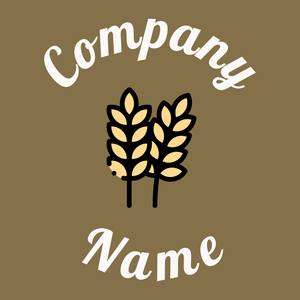 Wheat logo on a Shadow background - Agricoltura