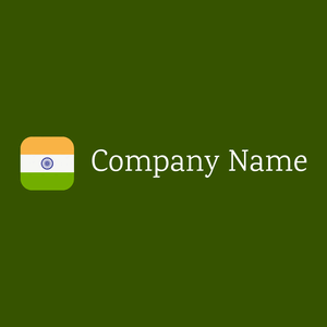 India logo on a Green background - Viaggi & Alberghi