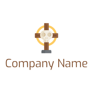 Cross logo on a White background - Religion